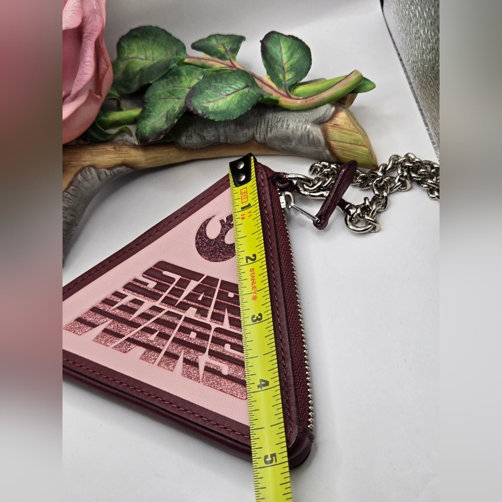 Coach Star Wars Triangle Keychain - Burgundy - Picture 10 of 10